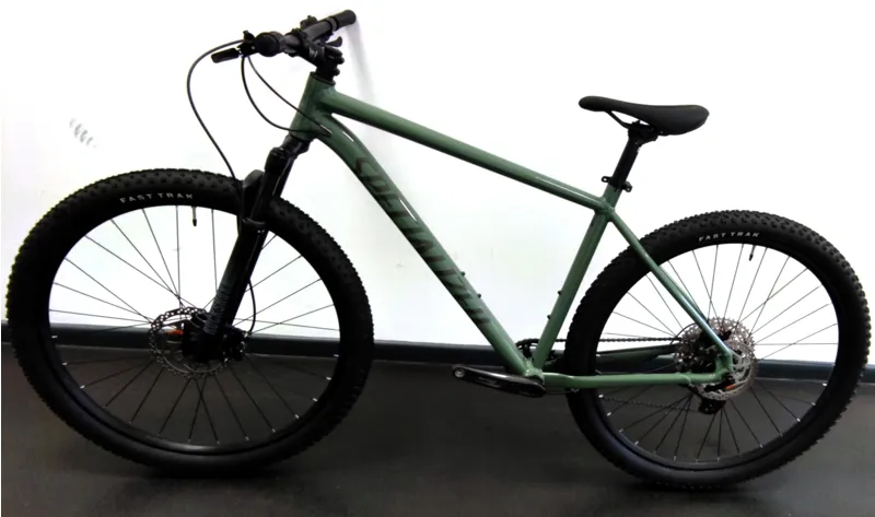 EX DEMO Specialized Rockhopper Elite Hardtail Mountain Bike X-Large 2024 in Gloss Sage Green-1