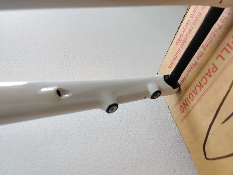 Specialized Tarmac SL8 Pro Frameset 56cm 2024 in Gloss Dune White-5