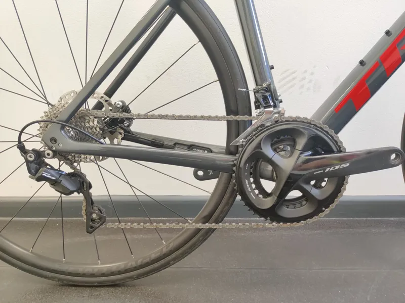 EX DEMO Trek Emonda SL 5 Disc Road Bike 52cm 2023 in Lithium Grey-5