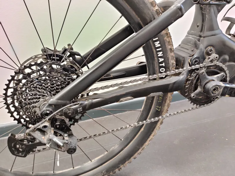 EX DEMO Specialized Turbo Levo Alloy Full Suspension Electric Mountain Bike S3 2024 in Black and Silver-5