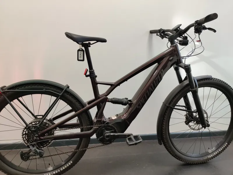 EX DEMO Specialized Turbo Tero X 5.0 Full Suspension Electric Mountain Bike Large 2024 in Red Onyx/Smoke-6