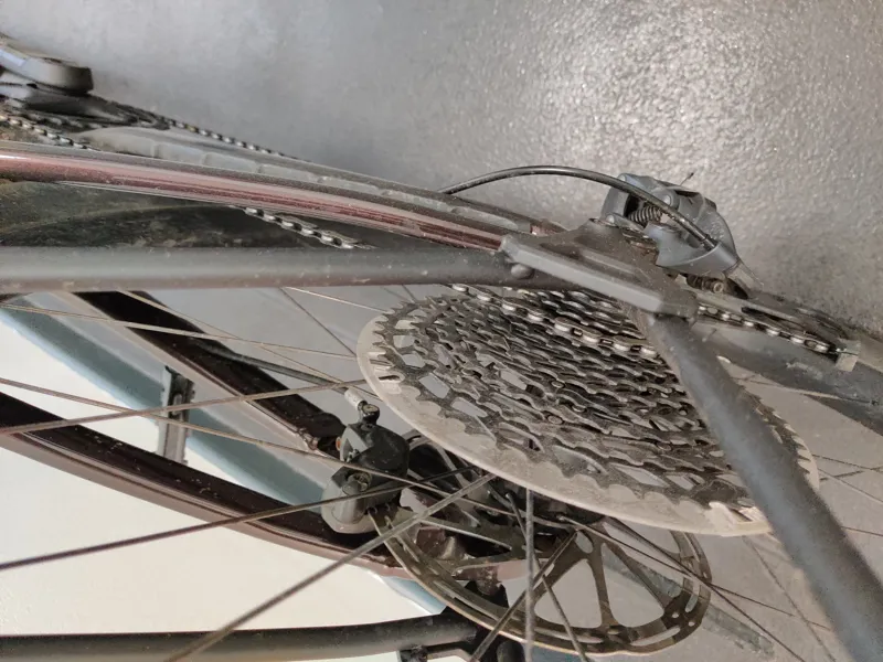 EX DEMO Specialized Turbo Tero X 5.0 Full Suspension Electric Mountain Bike Large 2024 in Red Onyx/Smoke-3