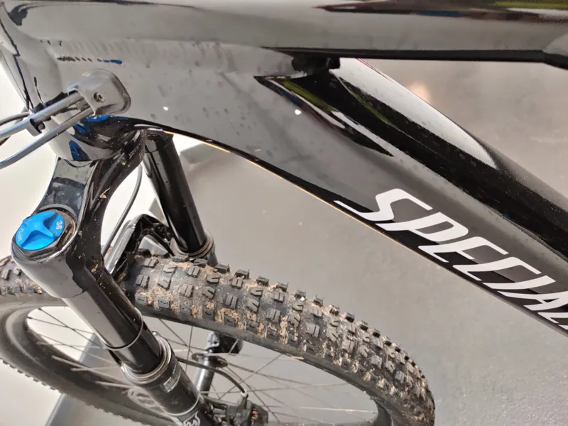 EX DEMO Specialized Turbo Levo Comp Alloy Full Suspension Electric Mountain Bike S4 2024 in Black Dove Grey-1