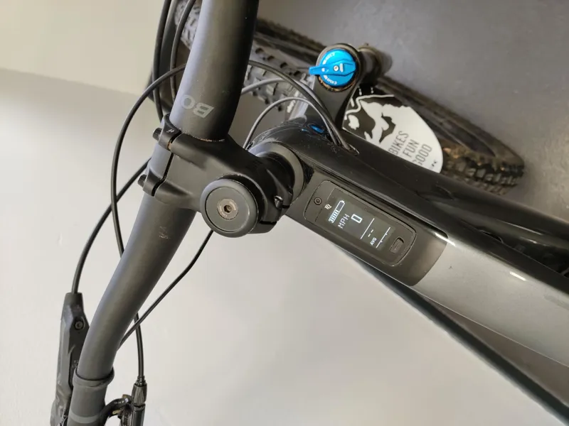 EX DEMO Trek Fuel EXe 9.7 Electric Full Suspension Mountain Bike Medium 2023 in Galactic Grey-4