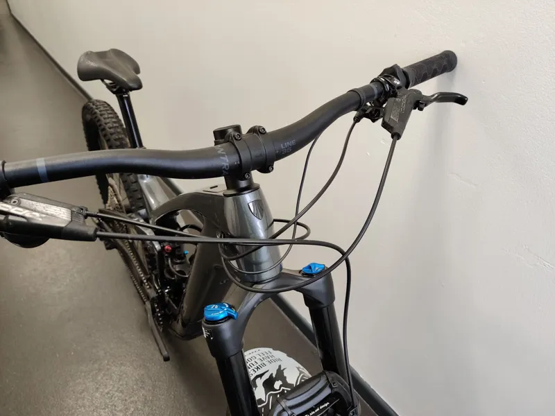EX DEMO Trek Fuel EXe 9.7 Electric Full Suspension Mountain Bike Medium 2023 in Galactic Grey-3