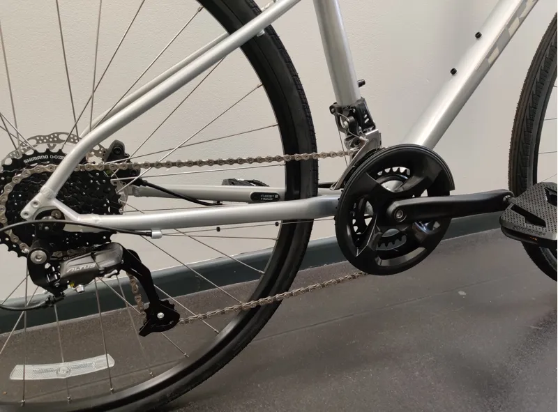 EX DISPLAY Trek FX 2 Disc Small Hybrid Bike 2023 in Quicksilver-2