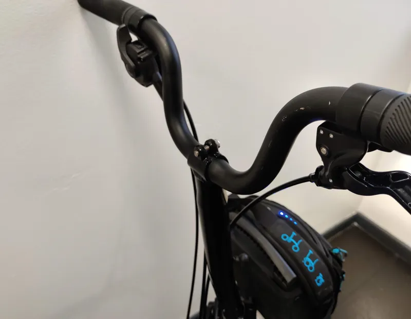 EX DEMO Brompton Electric C Line Urban High Folding Bike 2022 in Black-3