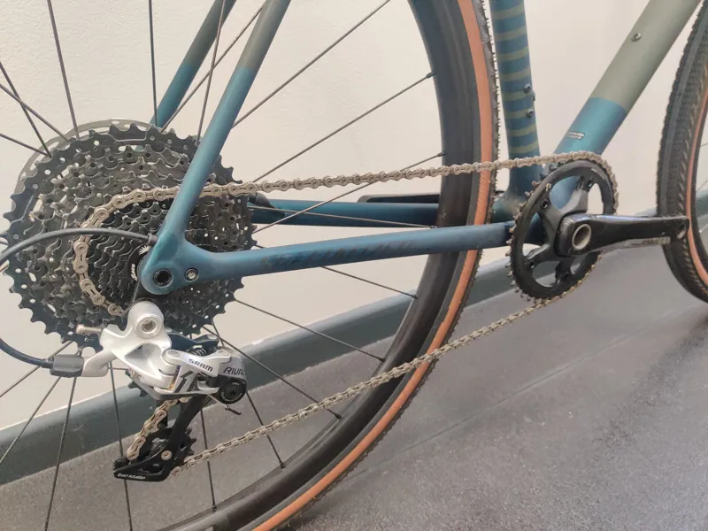 EX DEMO Specialized Crux Comp Gravel Road Bike 56cm 2023 in Satin Forest Green Metallic Deep Lake-13