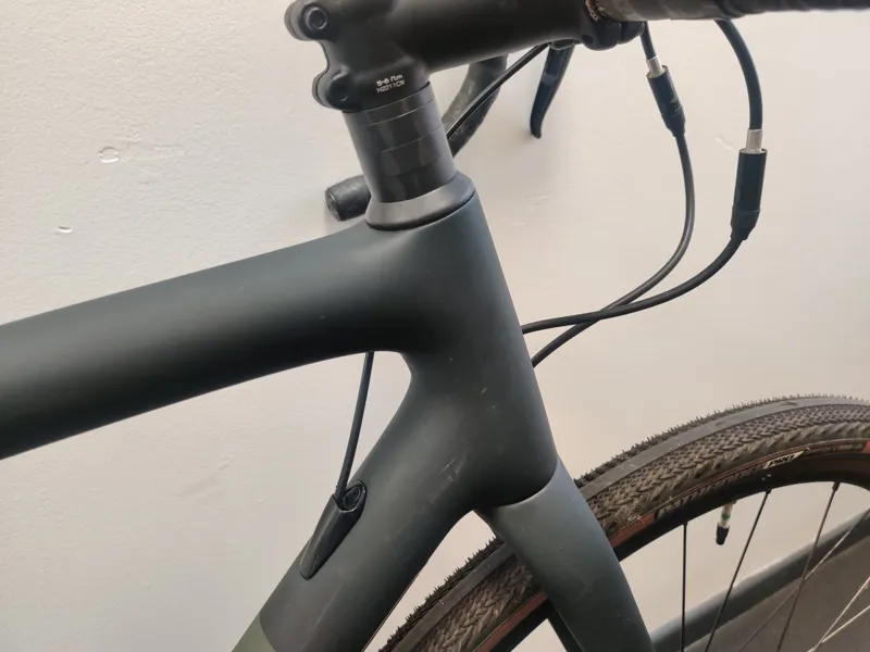 EX DEMO Specialized Crux Comp Gravel Road Bike 56cm 2023 in Satin Forest Green Metallic Deep Lake-11