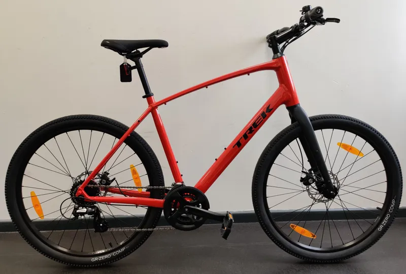 EX DISPLAY Trek Dual Sport 1 Gen 5 X-Large Hybrid Bike 2024 in Lava Red