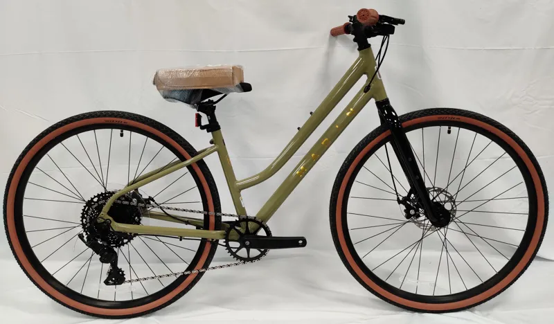 EX DEMO Marin Kentfield 2 Small Step-thru Hybrid Bike 2026 in Green