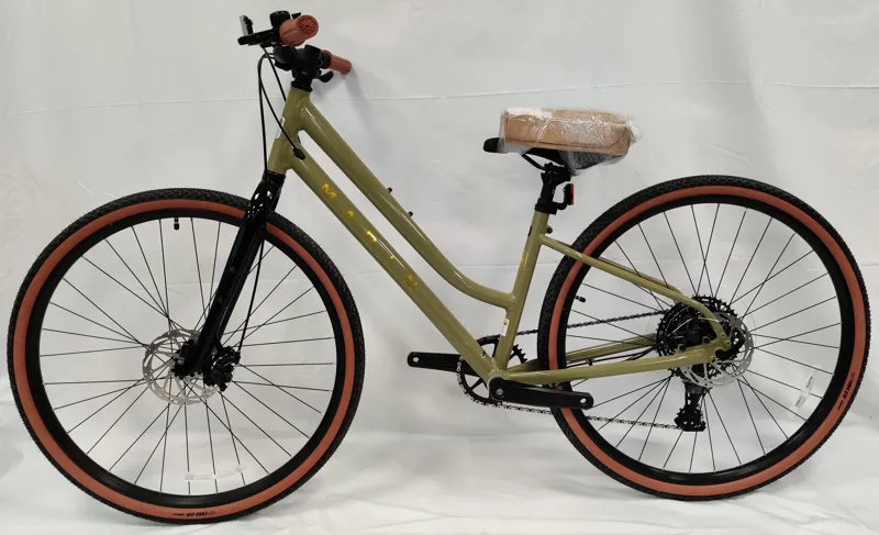 EX DEMO Marin Kentfield 2 Small Step-thru Hybrid Bike 2026 in Green-1