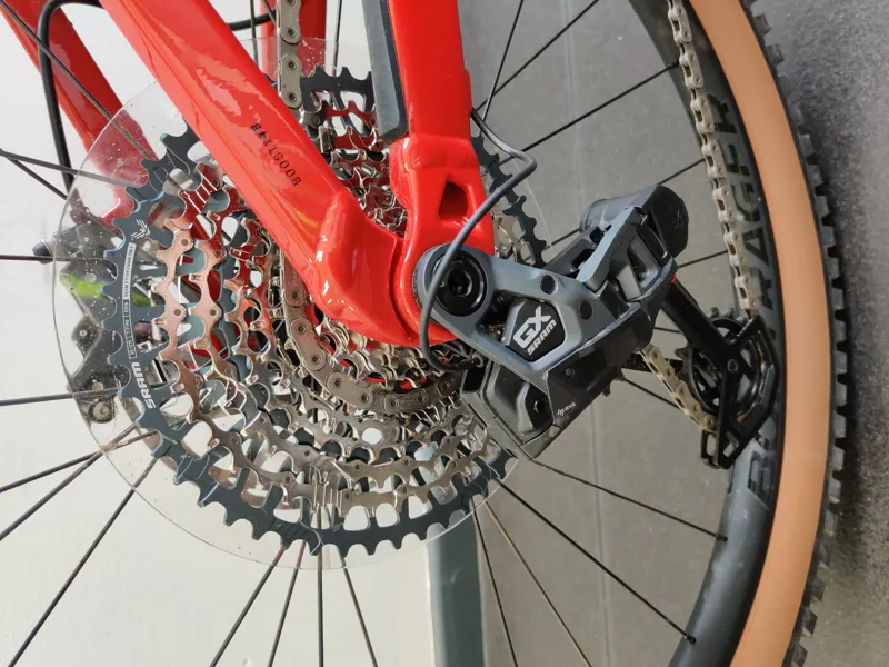EX DEMO Trek Rail 8 GX AXS Electric Full Suspension Mountain Bike Small 2024 in Lava Red-5