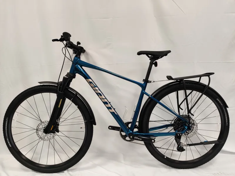 ONE OFF Giant Roam 0 Disc Hybrid Bike Medium 2025 in Sea Sparkle With Equipment Package-5
