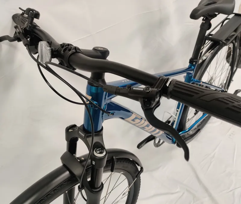 ONE OFF Giant Roam 0 Disc Hybrid Bike Medium 2025 in Sea Sparkle With Equipment Package-10