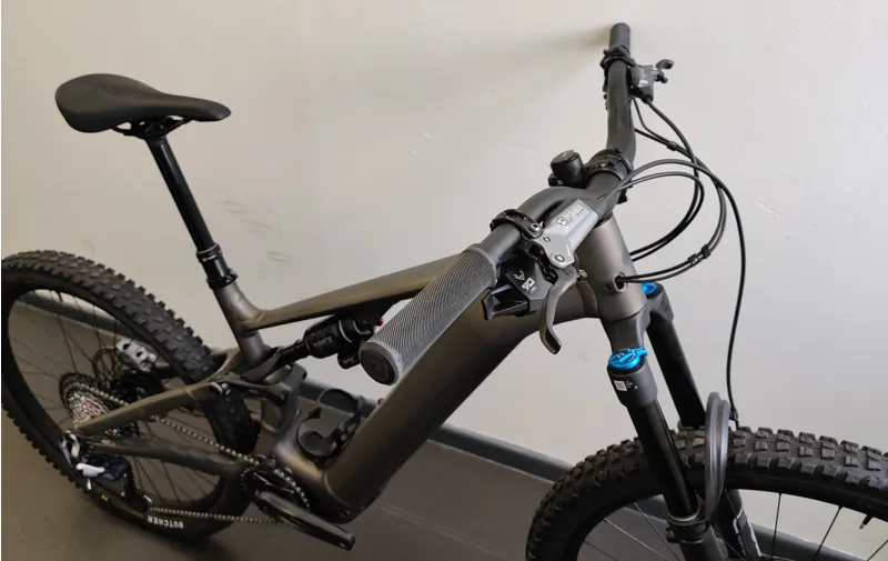 EX DEMO Specialized Turbo Levo 4 Comp Alloy Electric Full Suspension Mountain Bike S4 2026 in Satin Gunmetal-9