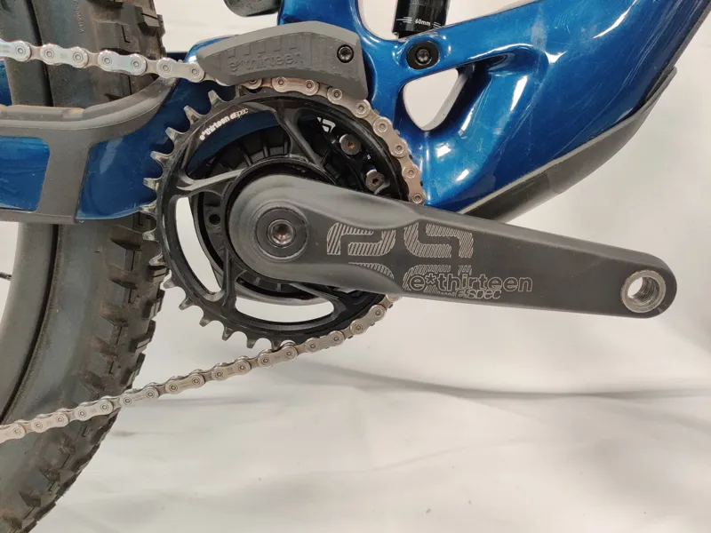 EX DEMO Trek Fuel EXe 9.8 XT Electric Mountain Bike Medium 2025 in Mulsanne Blue-6