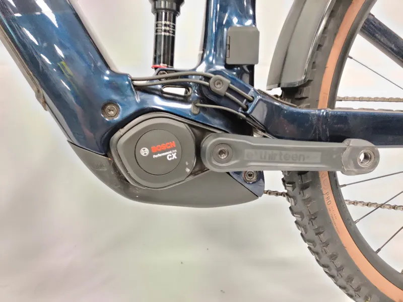 EX DEMO Trek Rail+ 9.7 Gen 5 Electric Full Suspension Mountain Bike Large 2026 in Navy Smoke-7