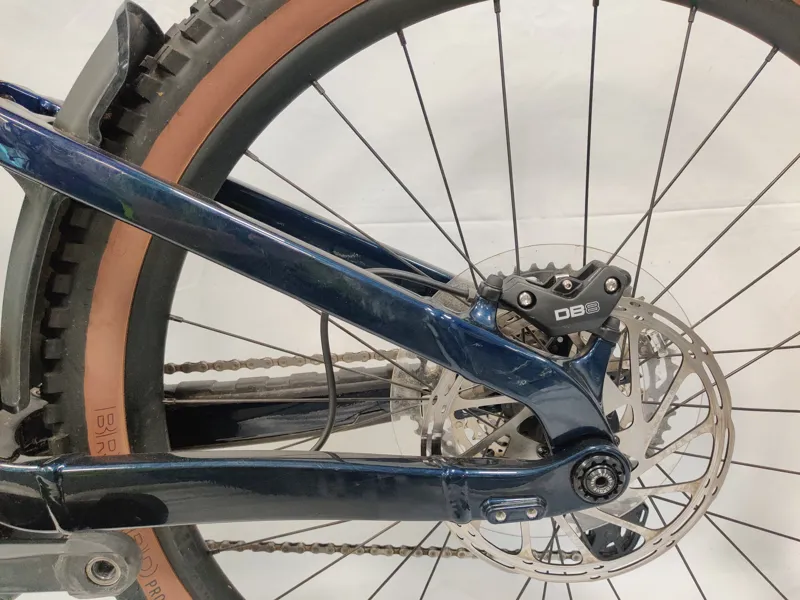 EX DEMO Trek Rail+ 9.7 Gen 5 Electric Full Suspension Mountain Bike Large 2026 in Navy Smoke-8