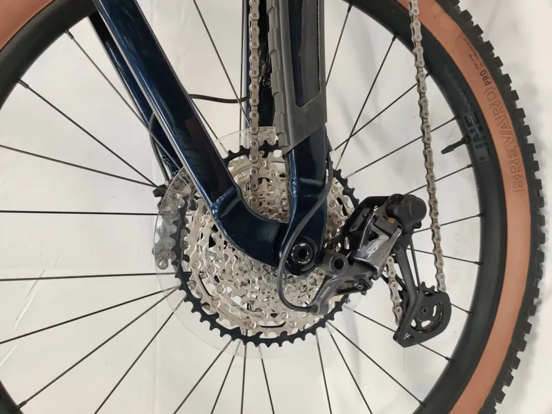 EX DEMO Trek Rail+ 9.7 Gen 5 Electric Full Suspension Mountain Bike Large 2026 in Navy Smoke-2