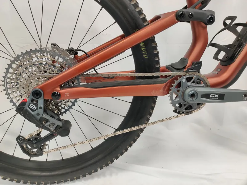 EX DEMO S3 Specialized Stumpjumper 15 Ohlins Coil T-Type Full Suspension Mountain Bike 2025 in Satin Copper Speckle-3