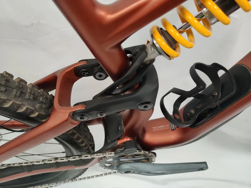 EX DEMO S3 Specialized Stumpjumper 15 Ohlins Coil T-Type Full Suspension Mountain Bike 2025 in Satin Copper Speckle-5