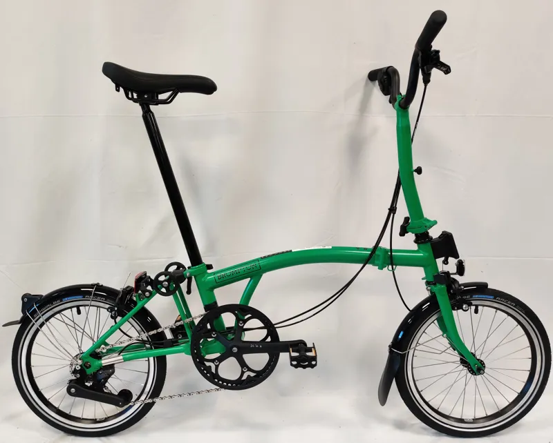 Brompton C Line 4-Speed Folding Bike 2026 in Palm Green-8
