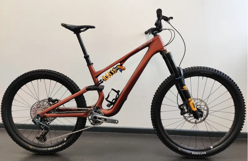 Balfes Bikes EX DEMO Specialized Stumpjumper 15 Ohlins Coil T-Type Full Sus MTB Size S4 2025 in Satin Copper Speckle | Free postage over £30, £10 off first order, price match & 0% finance.
