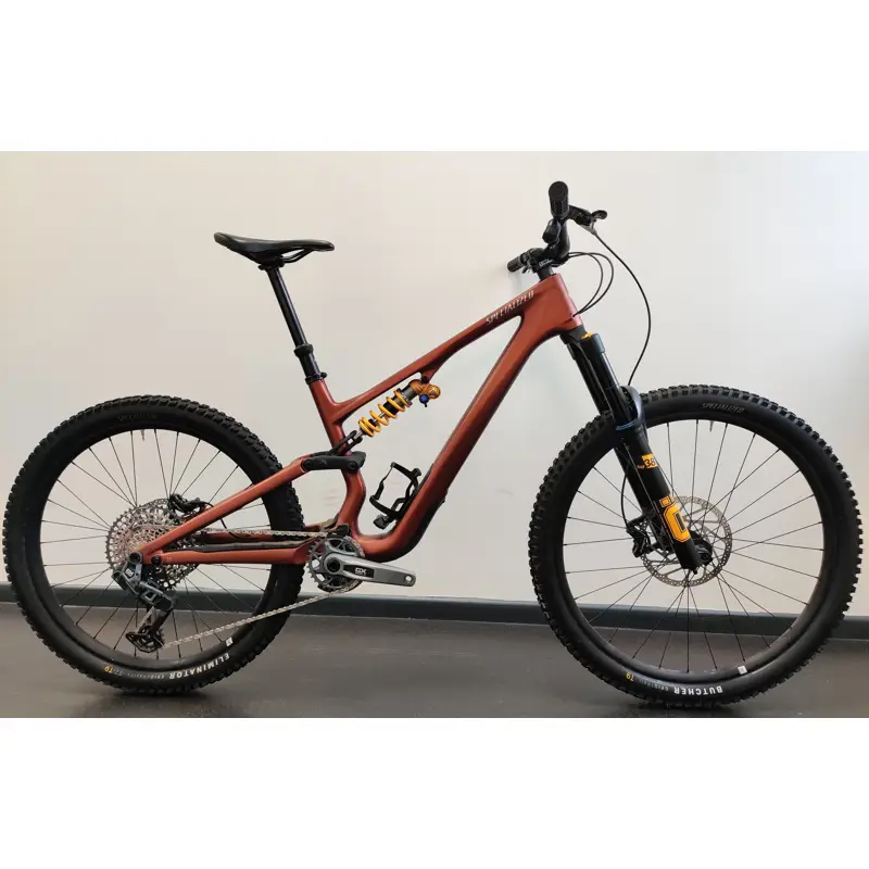 Balfes Bikes EX DEMO Specialized Stumpjumper 15 Ohlins Coil T-Type Full Sus MTB Size S4 2025 in Satin Copper Speckle | Free postage over £30, £10 off first order, price match & 0% finance.