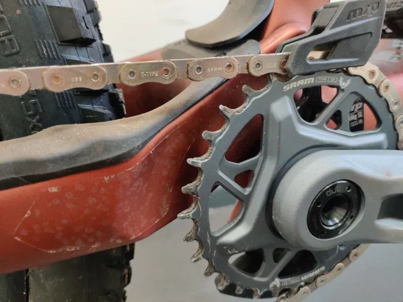 EX DEMO Specialized Stumpjumper 15 Ohlins Coil T-Type Full Sus MTB Size S4 2025 in Satin Copper Speckle-9