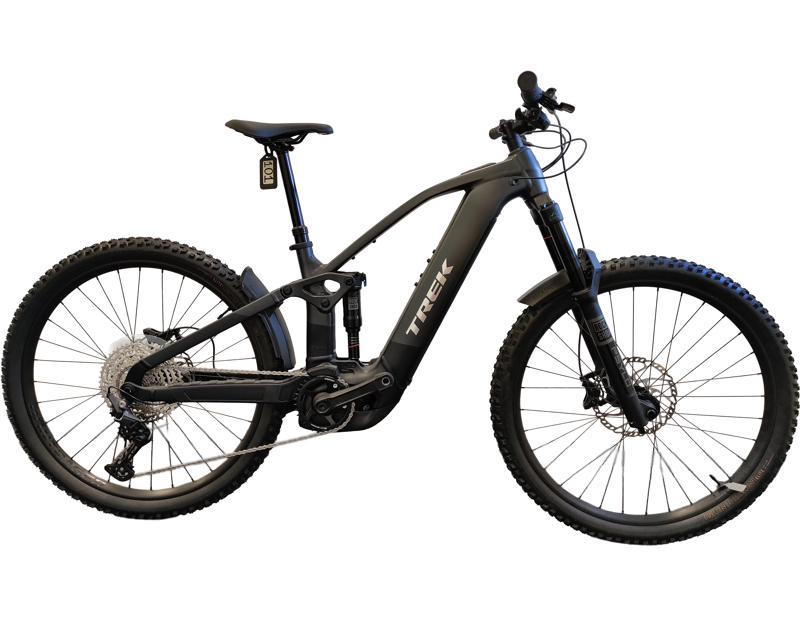 EX DISPLAY Trek Rail+ 5 Gen 5 Electric Full Suspension Mountain Bike X-Large 2026 in Lithium Grey
