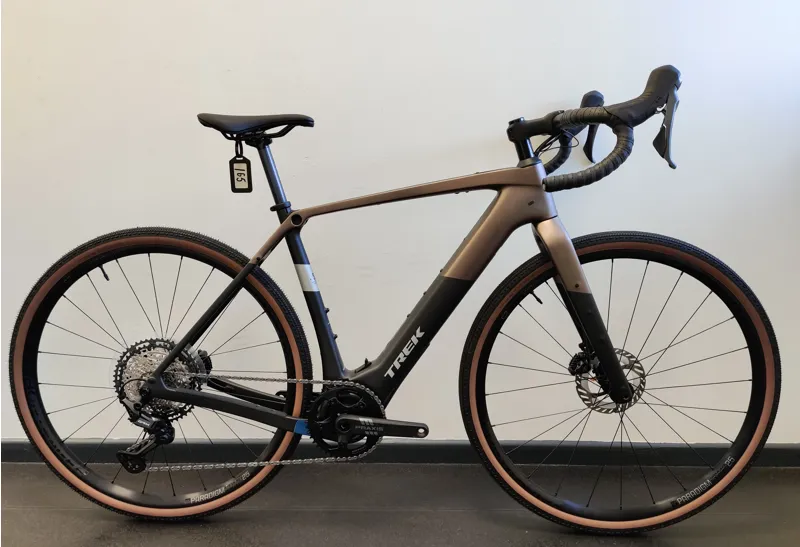 EX DISPLAY Trek Checkpoint+ SL 5 Electric Gravel Bike Medium 2026 in Matte Bronze Age/Dark Web