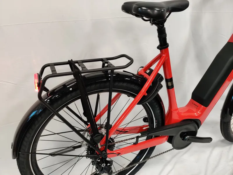 EX DISPLAY Trek Verve+ 3 800Wh Lowstep Electric Hybrid Bike Large 2026 in Lava Red-1