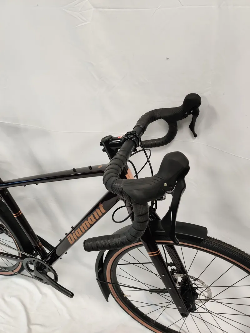 EX DISPLAY Diamant Nhoma Stepover Gravel Bike Size Large 2026 in Dark Cherry-2