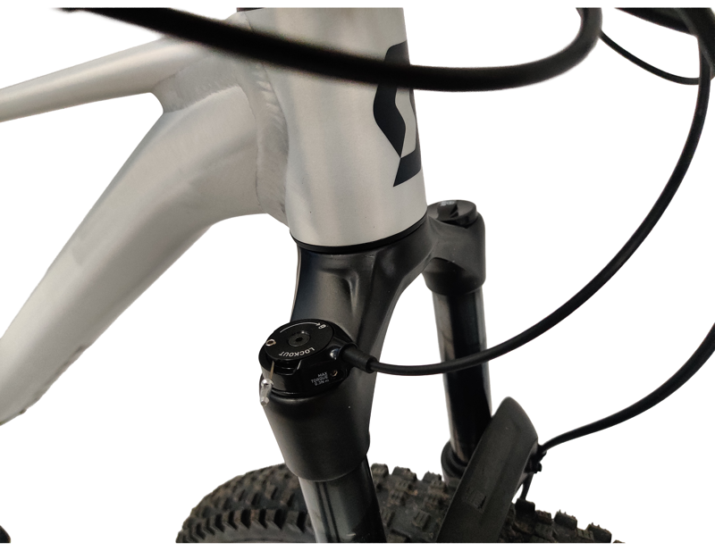 Scott Spark 970 Full Suspension Mountain Bike 2025 in Silver -7