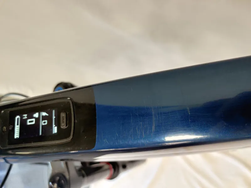 EX DEMO Trek Fuel EXE 9.8 GX AXS Electric Mountain Bike X-Large 2023 in Mulsanne Blue-11