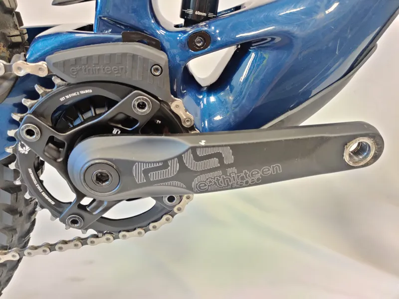 EX DEMO Trek Fuel EXE 9.8 GX AXS Electric Mountain Bike X-Large 2023 in Mulsanne Blue-3