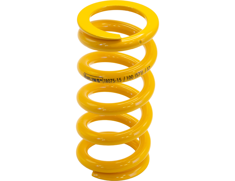 EX DISPLAY Ohlins Shock Springs 57mm Stroke 100 n/mm 571 lb/in in Yellow