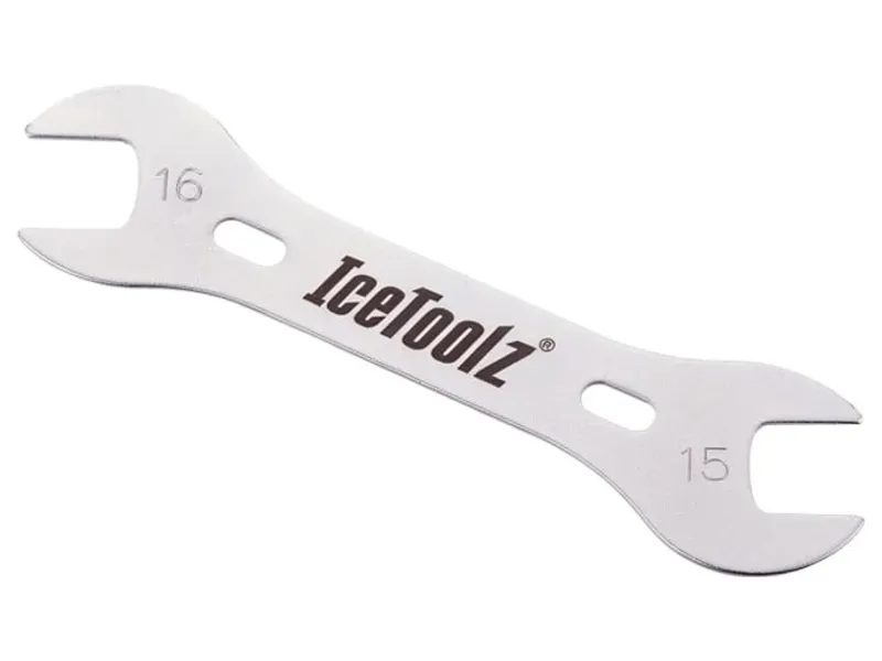 IceToolz Hub Cone Wrench 17 and 18mm in Silver