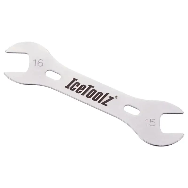 Balfes Bikes Icetoolz IceToolz Hub Cone Wrench 17 and 18mm in Silver | Free postage over £30, £10 off first order, price match & 0% finance.