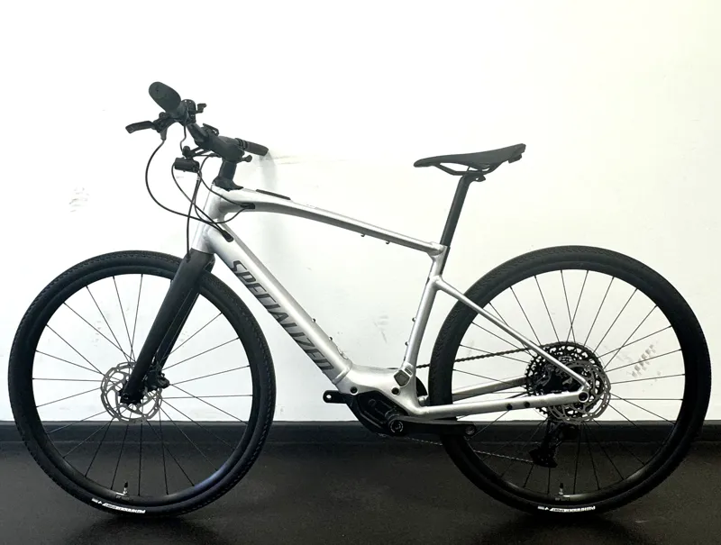 EX DISPLAY Specialized Turbo Vado SL 5.0 Electric Hybrid Bike Medium 2024 in Silver-1