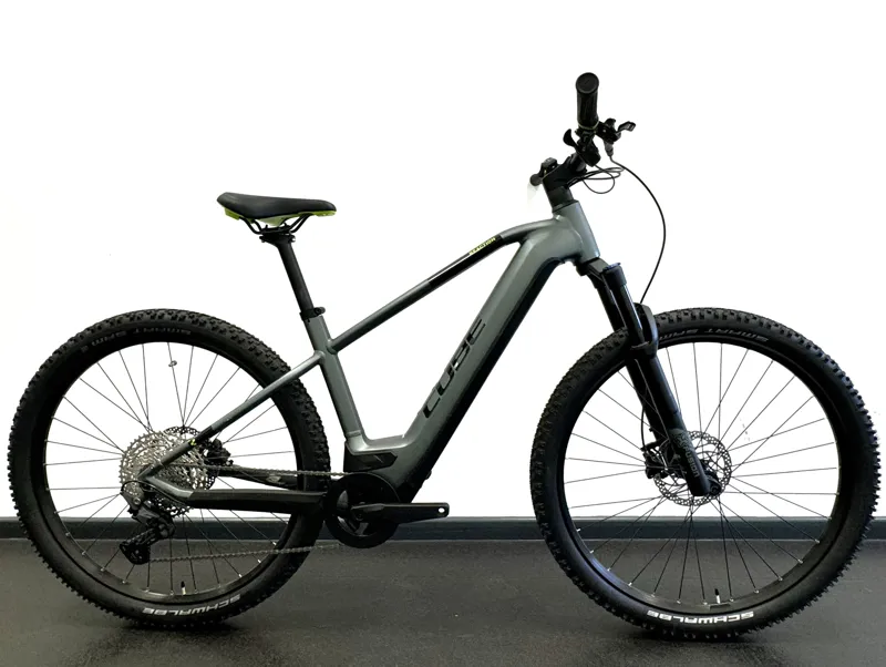 EX DISPLAY Cube Reaction Hybrid Pro 750 Electric Mountain Bike Large 2024 in Grey 