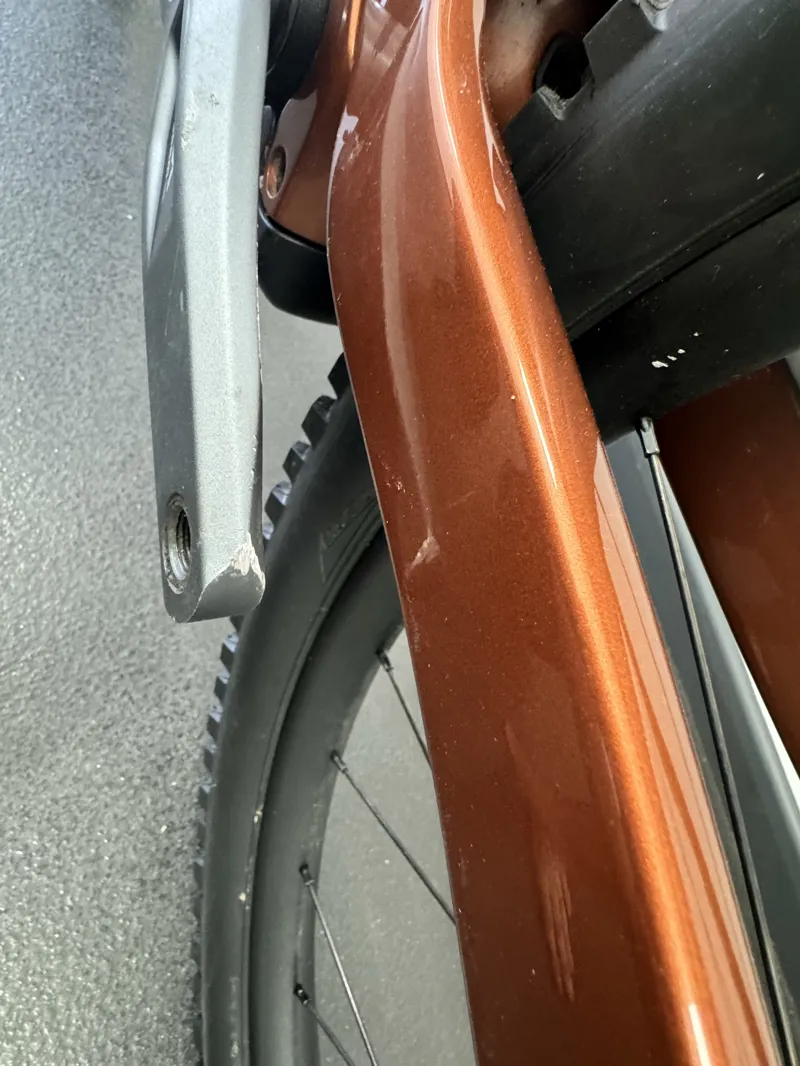 EX DEMO Trek Rail 9.8 GX AXS T-Type Electric Full Suspension Mountain Bike Medium 2025 in Pennyflake-5