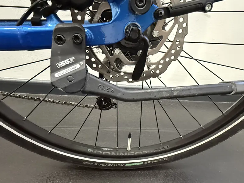 EX-DEMO Trek Verve+ 2 Lowstep 500Wh Electric Hybrid Bike X-Small 2025 in Alpine Blue-3