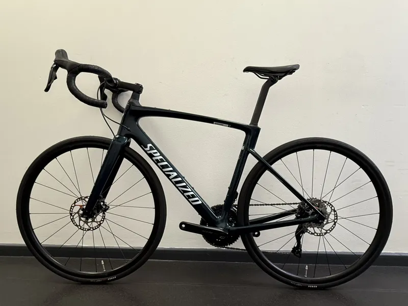 Ex Demo Specialized Roubaix SL8 Comp Carbon Road Bike Size 56 2025 in Gloss Lagoon Tint Over Carbon/Morning Mist-1