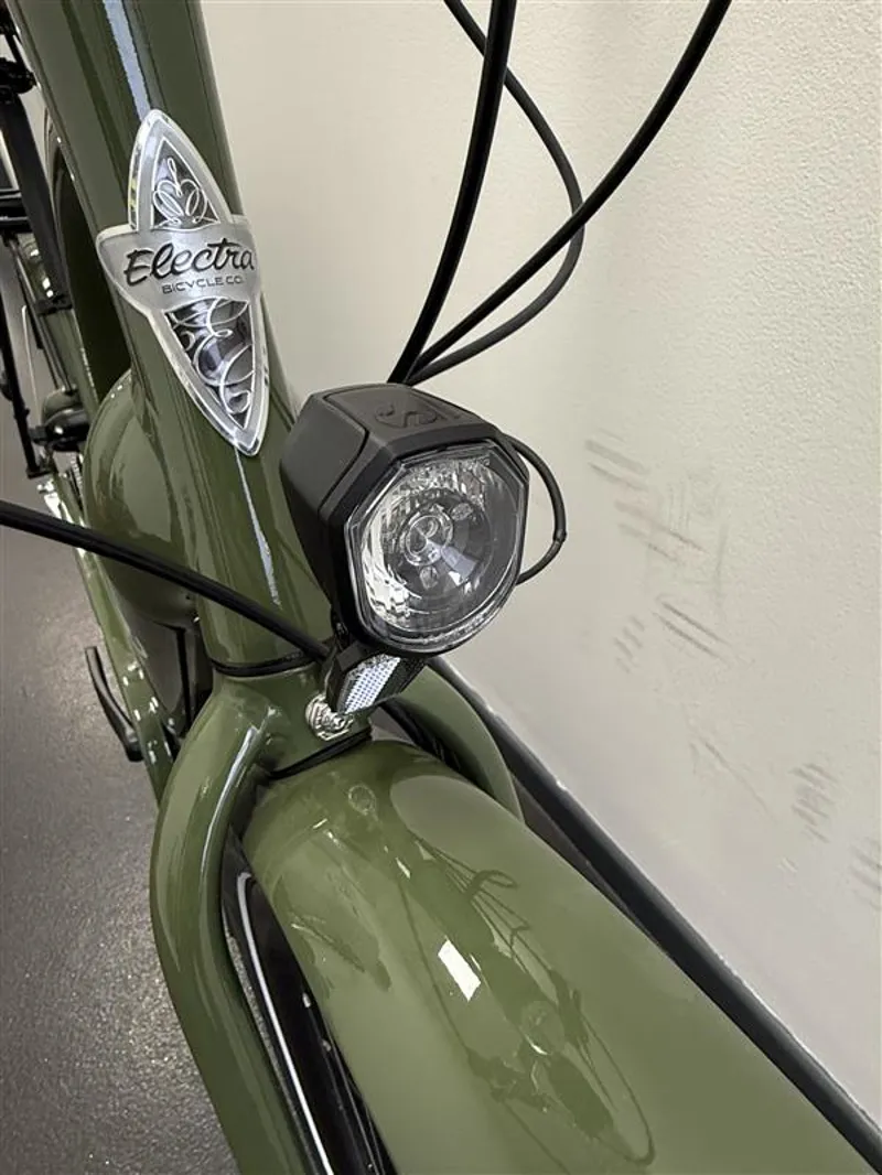 EX DISPLAY Electra Townie Path Go 5i Step Through Electric Hybrid Bike Medium 2025 in Olive -2