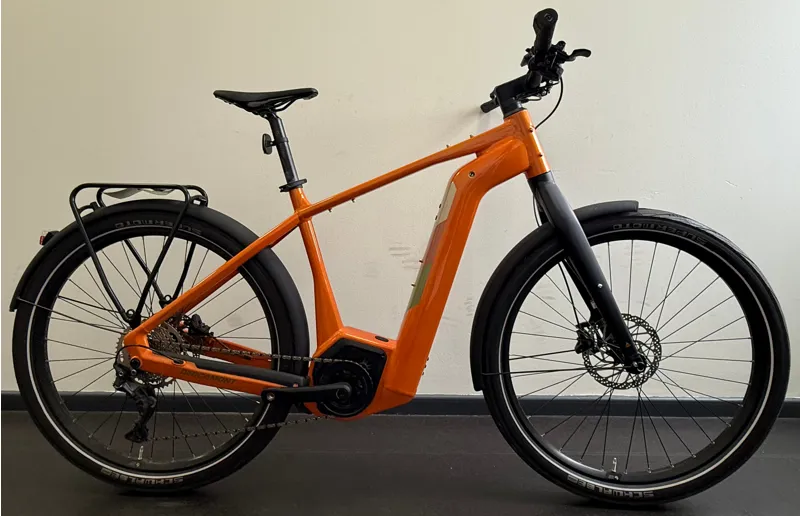 EX DEMO Bergamont E-Revox Sport Rigid EQ Electric Hybrid Bike X-Large 2024 in Shiny Sunny Orange