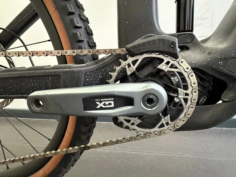 EX DEMO Trek Rail+ 9.8 GX AXS T-Type Gen 5 Electric Full Suspension Mountain Bike Medium 2026 in Deep Smoke-5