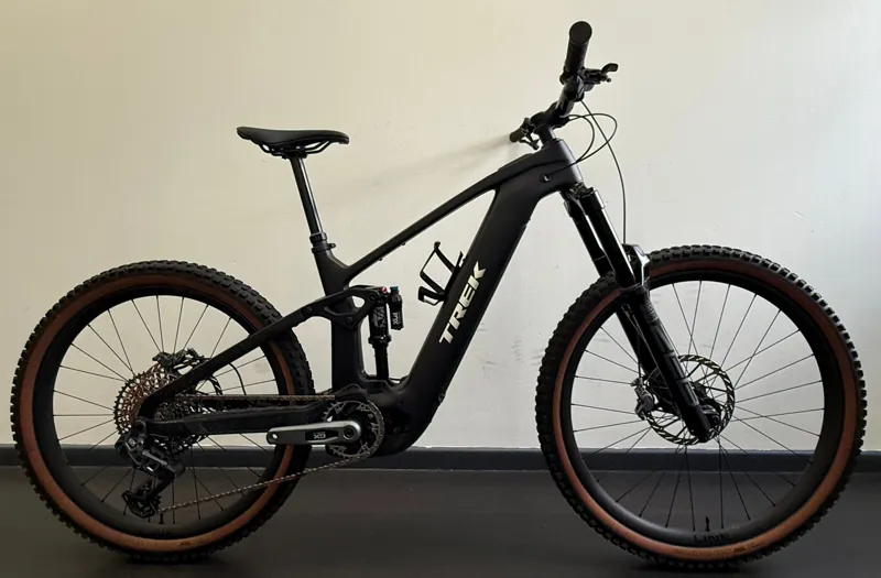 EX DEMO Trek Rail+ 9.8 GX AXS T-Type Gen 5 Electric Full Suspension Mountain Bike Medium 2026 in Deep Smoke