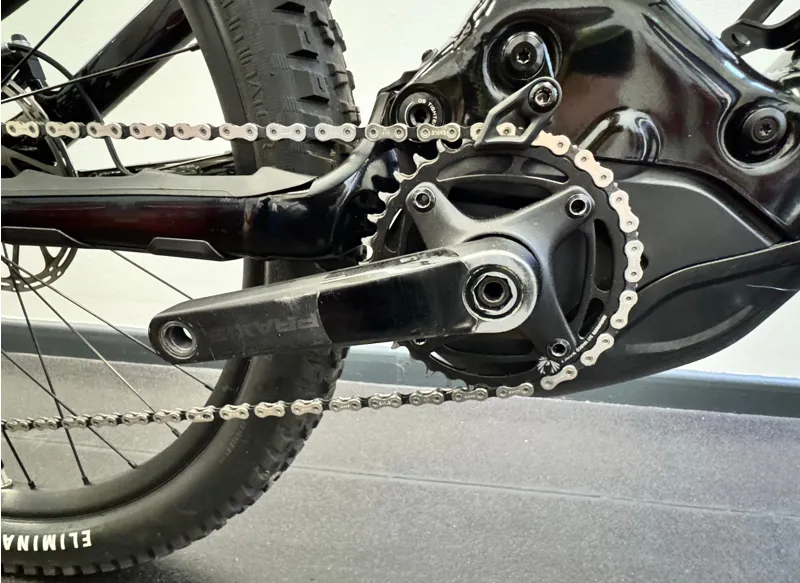 EX DEMO Specialized Turbo Levo Comp Alloy Full Sus Electric MTB S5 2024 in Black Dove Grey-9